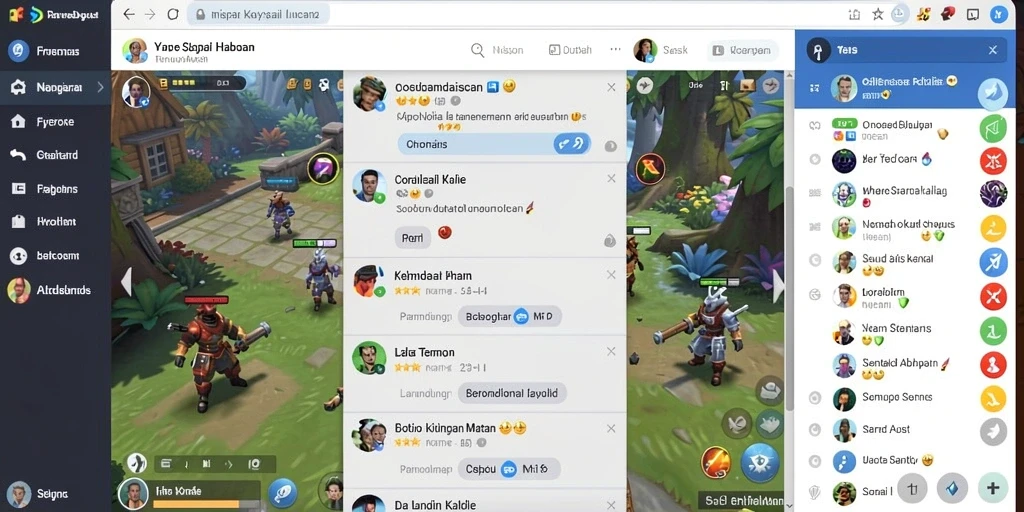 Grafis yang menawan dengan desain karakter unik.