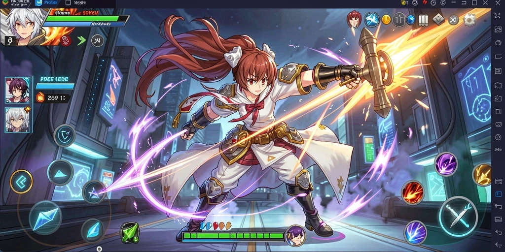 Pemain berinteraksi dalam fitur multiplayer.