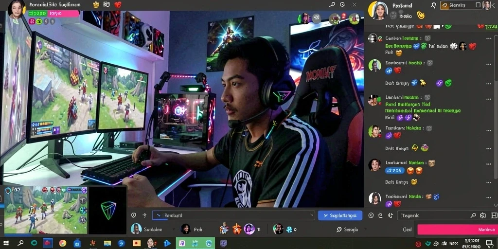 Tangkapan layar menunjukkan aksi seru dalam mode multiplayer.
